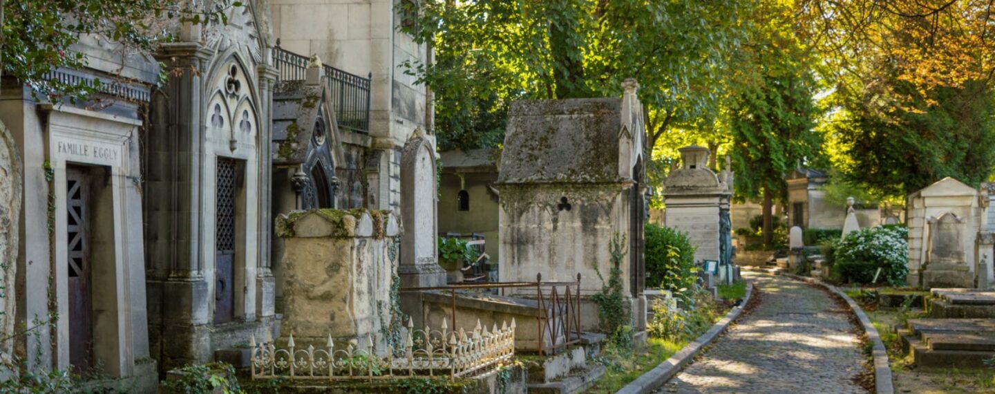 Le célèbre cimetière Père-Lachaise