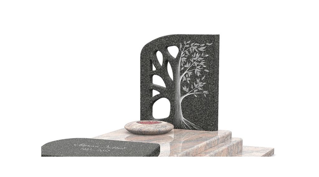 gravure arbre sur stele